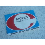 NÁVOD K OBSLUZE - BABETTA 210 - ORIGINÁL ULOŽENKA V ANGLICKÉM JAZYCE